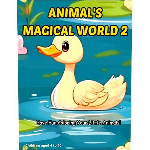 Lara Zimermann Animal's Magical World 2: Have Fun Coloring Your Little Animals! (Mundo Mágico)