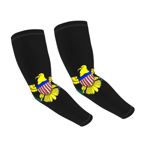 ASYG Flag Arm Sleeves Flag Cooling Sports Arm Sleeves Outdoor Sleeves For Women and Men