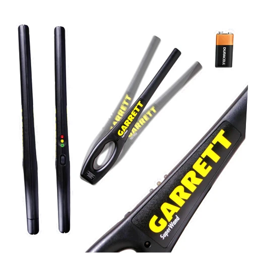 Garrett Metal Detectors Garrett SuperWand Metal Detector for Adults, Professional, Made in The USA, Security Wand, Scans All Metals