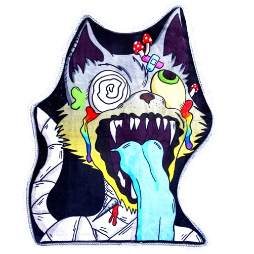 Antowla OPOLLO Funny Evil Monster Cat Bedroom Rug Home Decor Indoor Doormat Halloween Personality Shape Bath Rugs (32x26 ''), Plush Soft Absorbent