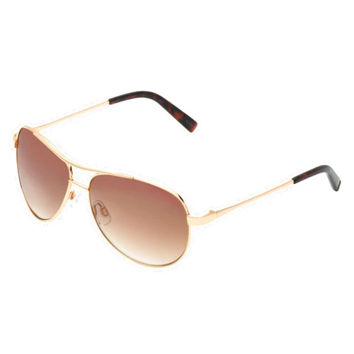 Jessica Simpson Women's J106 Iconic Metal Aviator Pilot Sunglasses with UV400 Protection