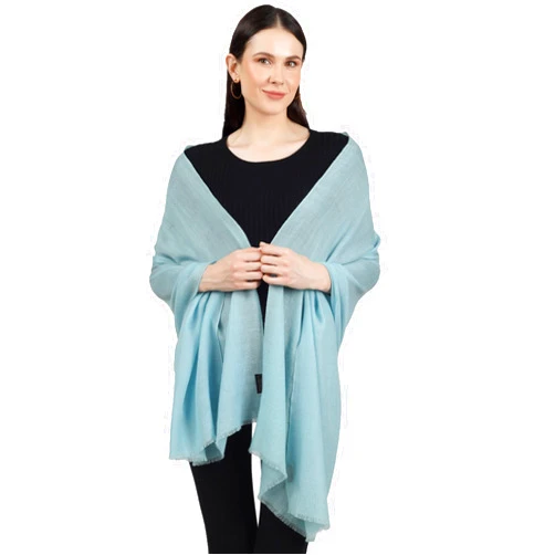 PASHWRAP Cashmere Wrap Handwoven in Kashmir - Luxurious large Cashmere Scarf for Women Lightweight