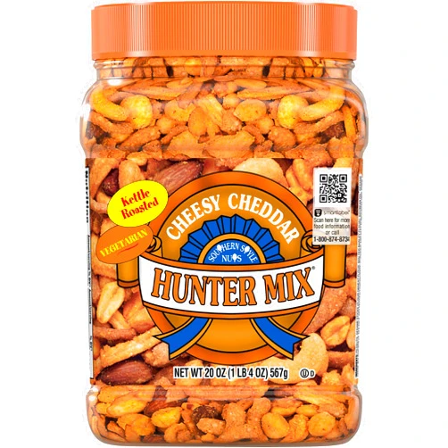 Southern Style Nuts Cheesy Cheddar Hunter Mix, 20 Ounces, Peanuts, Sesame Sticks, Corn Sticks, Almonds, and Cashews