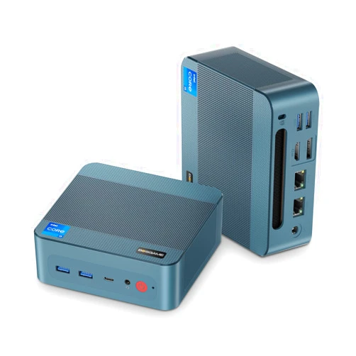 BOSGAME Mini PC P2 Lite, 12th Gen Intel i5-12600H Windows 11 Pro Mini Computers(12 Cores, 16 Threads) 16GB DDR4/512GB PCIe Gen 3 SSD Desktop PC Support Wi-Fi 6E/Bluetooth 5.2/Dual LAN