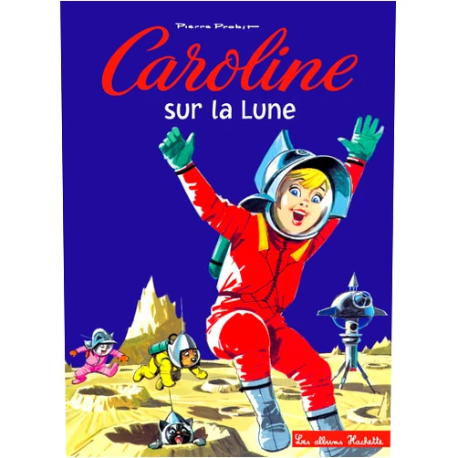 Pierre Probst Caroline sur la lune