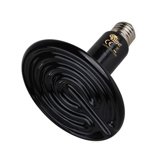 BOEESPAT High Power 250 Watts Ceramic Heat Emitter for Reptiles, Tortoise, Snakes, Lizards, Bearded Dragon, Geckos, Amphibians and Chick & Quail Brooder