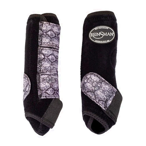 Reinsman Print Sport Boots 2-Pack S Black Snake