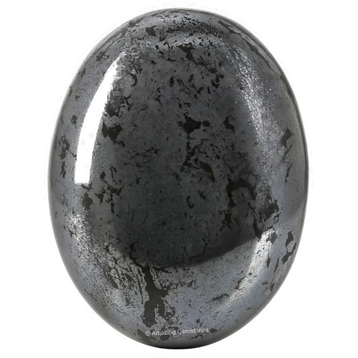 Amazing Gemstone Hematite Crystals and Healing Stones - Large Palm Stone Crystals Piedra - Crystal for Good Luck, Balanced Positive Energy, Meditation - Unique Stocking Stuffers Gifts for Women, Men