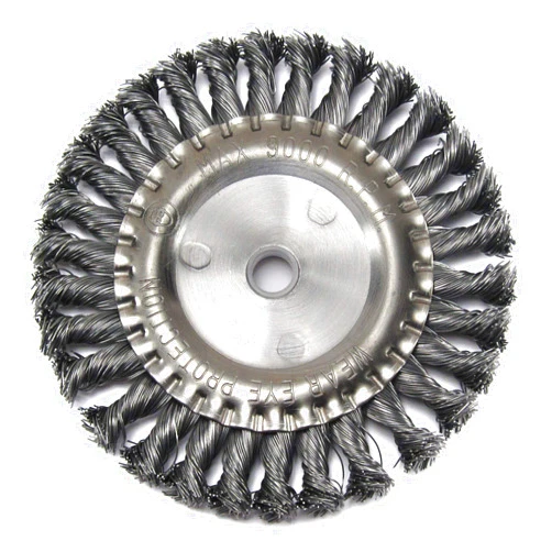 Elitexion 6-Inch Knotted Twisted Wire Wheel Heavy Duty