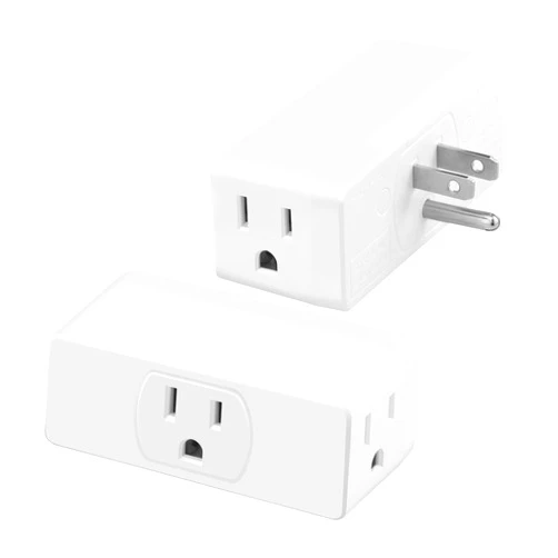 LYOOWNG Multi Plug Outlet Extender 2pack, Multiple Outlet Splitter, 3 Outlet Grounding Wall Adapter, Multi Plug Wall Outlet, Multiple Plugs in One Outlet, Cruise Essentials, Electrical Wall Outlet Splitter