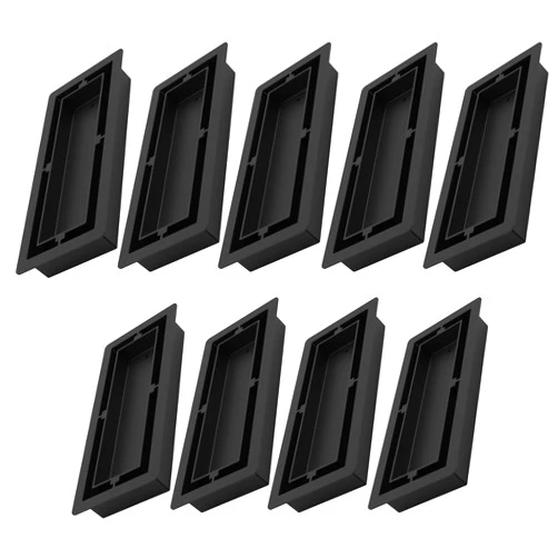 TRM Metal 4X10 Inches, Floor Matching, Air Vent Register Cover, ON Model (Pack of 9)