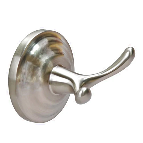 South Main Hardware Elm Collection Robe Hook, Satin Nickel