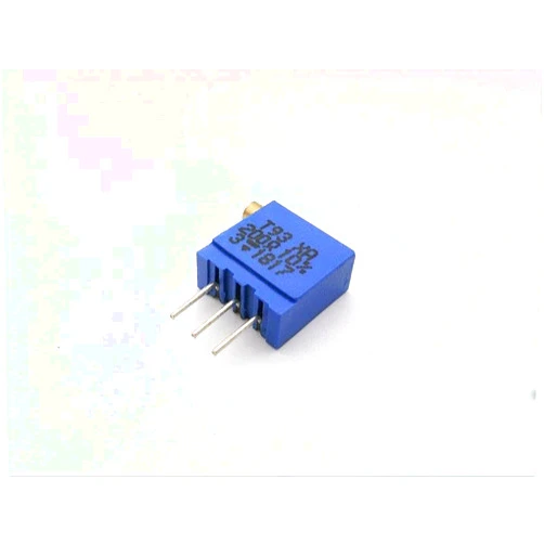 VISHAY SFERNICE VISHAY T93XA201KT20 200 OHM 23TURN THROUGH HOLE; TRIMPOT TYPE:MULTI TURN; ELEMENT MATERIAL:CERMET; ADJUSTMENT TYPE:SIDE ADJUST; TRACK RESISTANCE:200OHM; POTENTIOMETER MOUNTING:THROUGH HOLE; NO. OF TUR