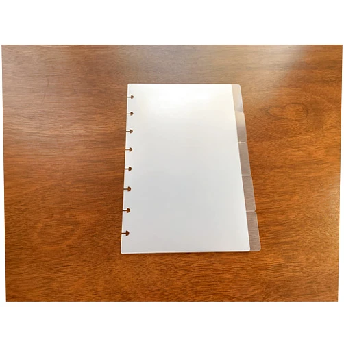 SaleCity Bancari Aluminum Expansion Planner Discs | Discbound Rings For Binders | Set Of 11 Metal Discs | Premium Collection | Holds Up To 175 Sheets 1.25” (White Tab Dividers, Junior Size)