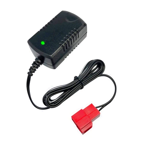 FLHFULIHUA 6V Kids Ride On Car Charger, 7Volt 800MA Battery Charger for BMX X6 Kid TRAX Disney GMC Dinsney Wal-Mart Moto ATV Quad Ride-On Toys Red Square Plug