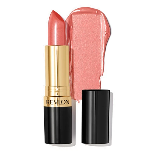 REVLON Lipstick, Super Lustrous Lipstick, Creamy Formula For Soft, Fuller-Looking Lips, Moisturized Feel in Nudes & Browns, After Glow (801) 0.15 oz