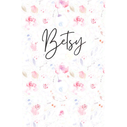By Happy Day Publishing (Author) Betsy Notebook: Floral Betsy Journal, flowery Pattern Notepad, Betsy Diary Lined Paper, 6 X 9 Inch, 120 Pages