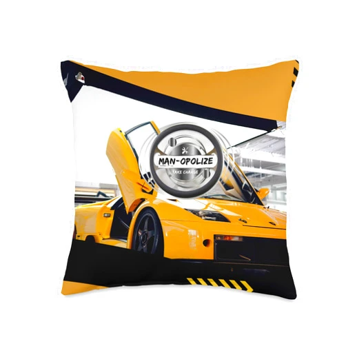 IMotiv8e Publishing Man-opolize & Take Charge! Throw Pillow