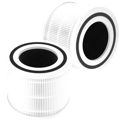Cabiclean Core 300 Replacement Filter, Compatible with LEVOIT Core 300/300S Air Purifier，3-in-1 H13 Grade True HEPA Replacement Filter, Compare to Part No. Core 300-RF, White,2 pack