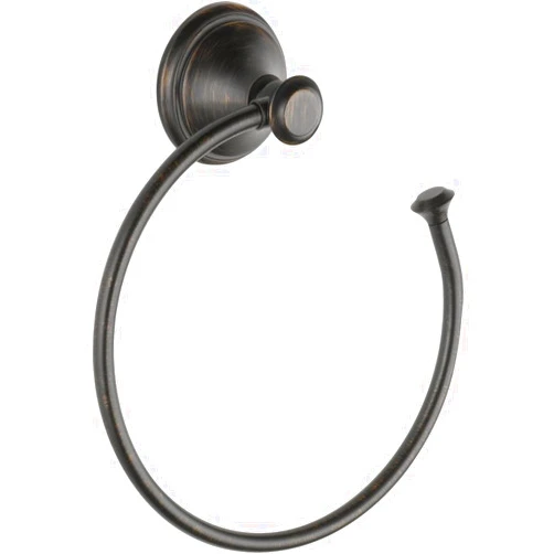 DELTA FAUCET 79746-RB Cassidy Towel Ring, 2.63 x 7 x 2.63 Inches, Venetian Bronze