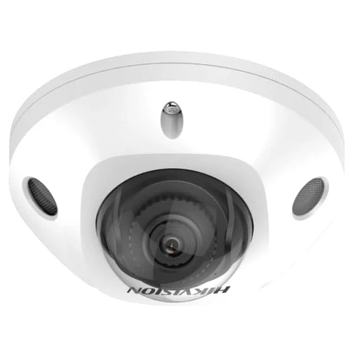 Wiztronic Hikvision Dome Camera Compatible DS-2CD2543G2-IS 2.8mm Lens 4MP AcuSense Built-in Mic Fixed Mini Network Camera PoE IR H.265 IP67 Waterproof IK08 Original IP Camera International Version