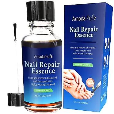 Amada Pure, Nail Fungus Treatment, Toenail Fungus Treatment, Fungus Stop, Fingernail Fungus, Fungi Nail and Fungal Nail Solution, Nail Fungus Remover, Toenail Fungus Medication (30ml)