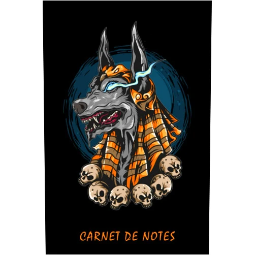 Carnets Compagnie,NotesForMe Carnet de notes: Cahier de notes Ligné - Anubis - Dieu Funéraire de l'Égypte antique - 120 pages - 15,24 x 22,86 cm - 6x 9 pouces (French Edition)