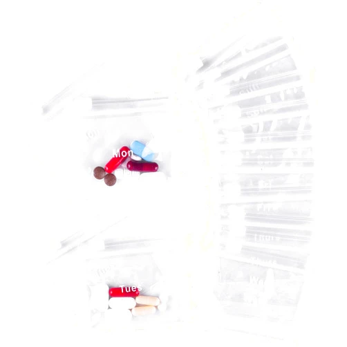 TeloTravel Reusable Pill Pouches for Medicine with Slide Lock | (14 Count) 3