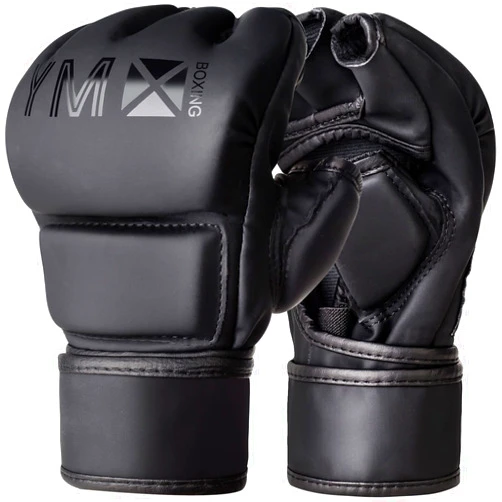 YMX BOXING MMA Gloves, Half Mitts for UFC, Mixed Martial Arts Traning, Open Palm