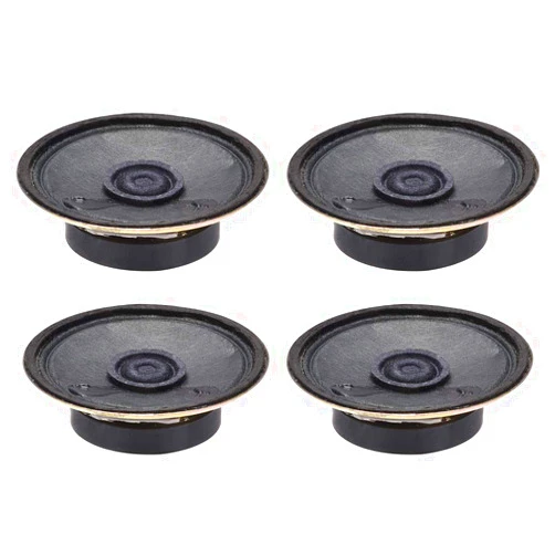 uxcell 0.5W 8 Ohm DIY Magnetic Speaker 50mm Dia Round Shape Replacement Loudspeaker 4pcs
