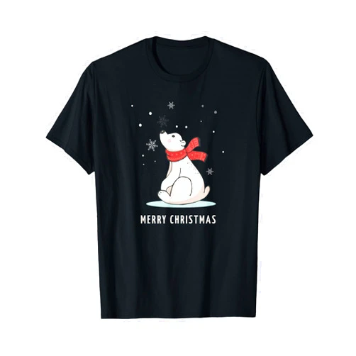 Sassy Southern Charm & Grace Cute Funny & Unique Christmas Polar Bear & Snow T-Shirt Gift T-Shirt