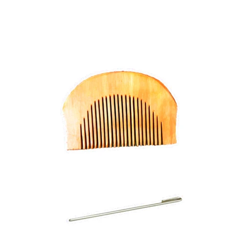 Generic Turban Baaz Sikh Comb Pag Pin Sikh Baaz Sikh Kangi Kanagi Kanga Comb for Sikh Wooden Comb Pack of 1 by CreativeZone