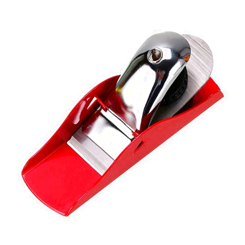 DSHE Mini Hand Planer Small Trimming Planer 6-1/2 inch Woodworking Pocket Plane Hand Plane with 1 inch Blade Adjustable Block Plane and 1 Wood Fixe for Trimming Projects Carpenter DIY Model Making