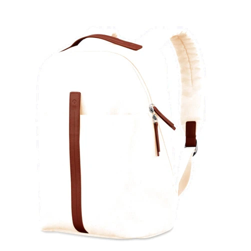 Samsonite Virtuosa Carry-On Travel Backpack with Padded Laptop Sleeve, Off White