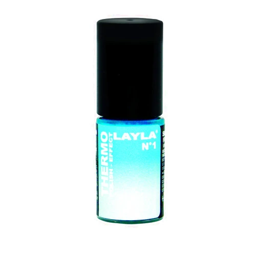 Layla Cosmetics Layla Thermo Polish Effect Colour Changing Nail Varnish (DARK TO LIGHT BLUE)