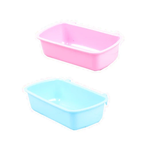 Petall Small Animal Feeder Bowl Basic Dish Covenient Hanging Cups - 2 Pack Bath Food Water Bowls for Birds Hamsters Mice Rats Small Pets