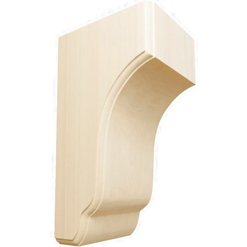 Ekena Millwork COR04X05X10CPRW Capistrano Mission Wood Corbels, 4 3/4