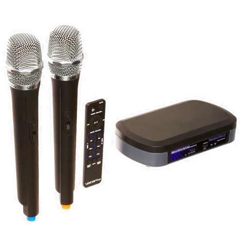 VocoPro Digital Karaoke Mixer with Wireless Mics and Bluetooth Receiver (TabletOke-II)