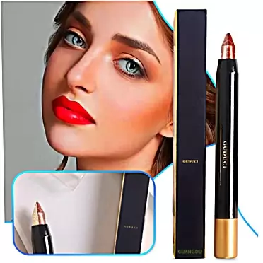 Yuanl Glitter Eyeshadow Stick, Double Colors Eye Shadow Sticks, Shimmer Gradient Makeup Stick Waterproof EyeShadow, Save Time, Long Lasting, Multiple Uses 1 pc D