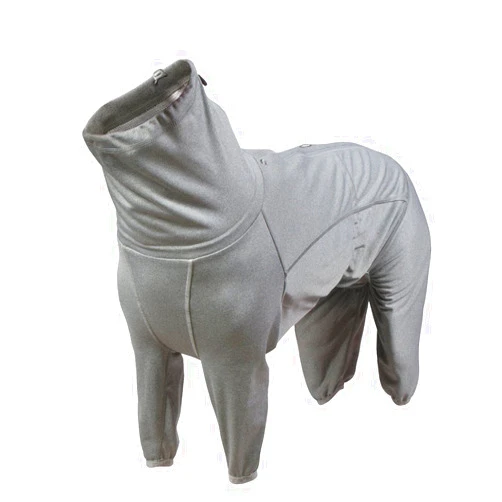 Hurtta Body Warmer Dog Body Suit, Recovery Suit, Carbon Grey, 18M
