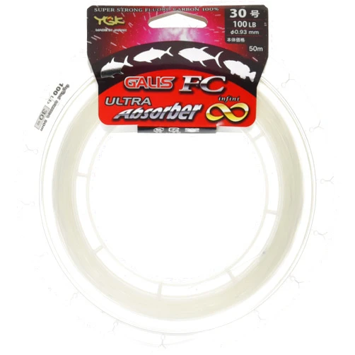 X BRAID YGK- Fluoro Carbon Ultra Absorber Infini Saltwater Fluorocarbon Fishing Line
