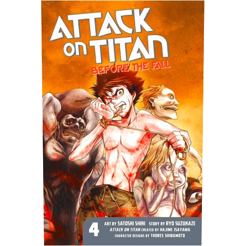 Ryo Suzukaze,Hajime Isayama,Satoshi Shiki Attack on Titan: Before the Fall 4