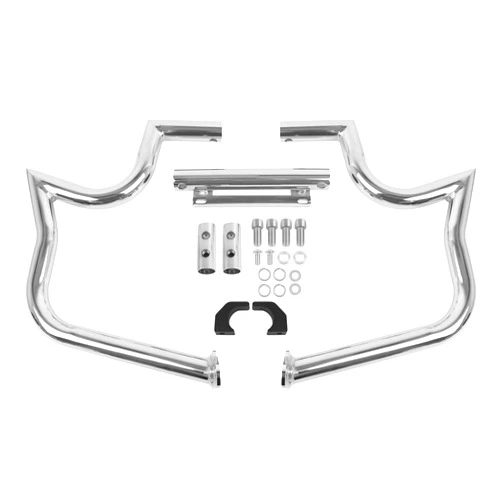 WORLDMOTOP Highway Freeway Crash Bar Engine Guard Replacement for Honda Fury VT1300CX VT1300 CX 2010-2023 (Sliver)