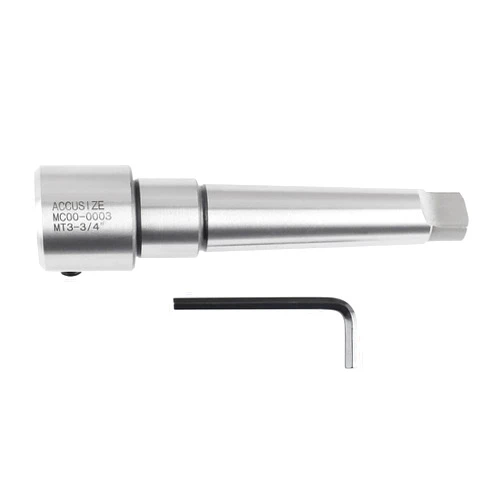 Accusize Industrial Tools Annular Cutter Arbor, Mt3 to 3/4'' Weldon Shank for Drill-Use Annular Cutter on Drill Press, Mc00-0003