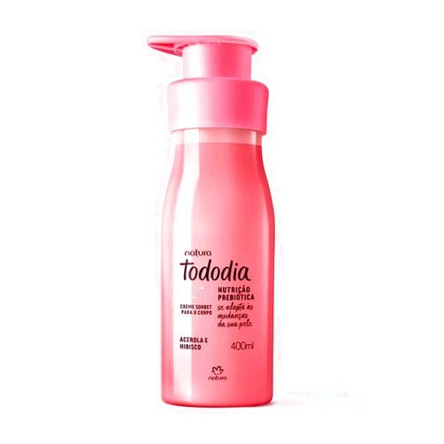 natura Creme Hidratante Todo Dia Sorbet Acerola e Hibisco 400ml