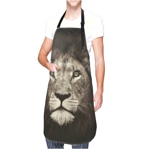 Hysing Pine Cones Cooking Apron With Pockets Unisex Oxford Cloth Kitchen Apron Adjustable Neck Waterproof 28x33 Inch