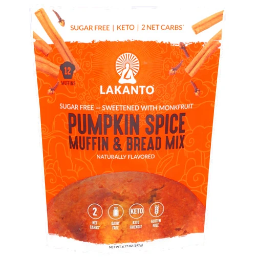 LAKANTO Pumpkin Spice Muffin & Bread Mix, 6.77 OZ