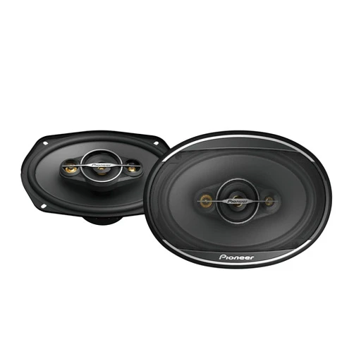 Pioneer A-Series Standard TS-A6961F, 4-Way Coaxial Car Audio Speakers, Full Range, Clear Sound Quality, Easy Installation and Enhanced Bass Response, Black 6” x 9” Oval Speakers