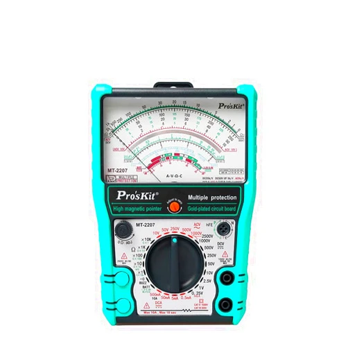 GOLDEN BLUE MT-2207-C Analog Multimeter - Protective Function, Quality Meter for Accurate Electrical Measurements