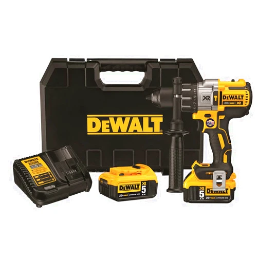 DEWALT 20V MAX XR Hammer Drill Kit, Brushless, 3-Speed, Cordless (DCD996P2)